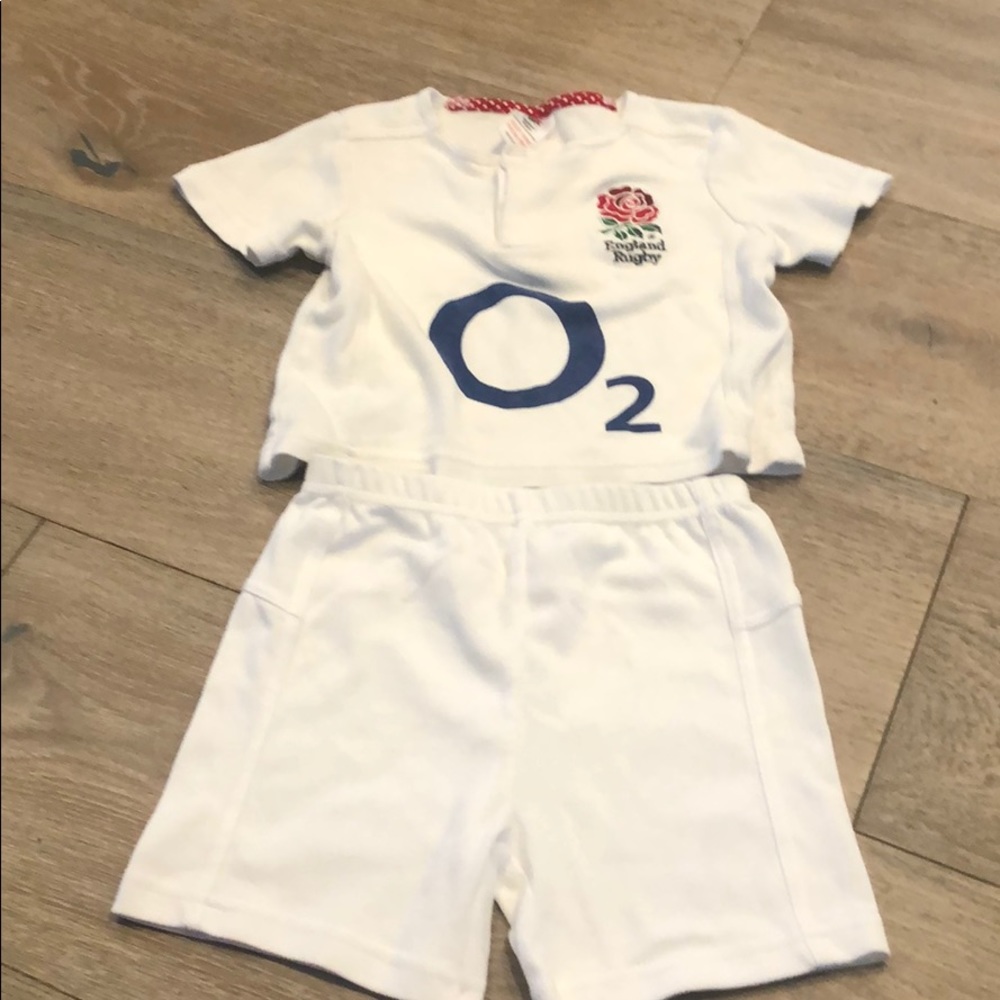 England rugby toddler outfit